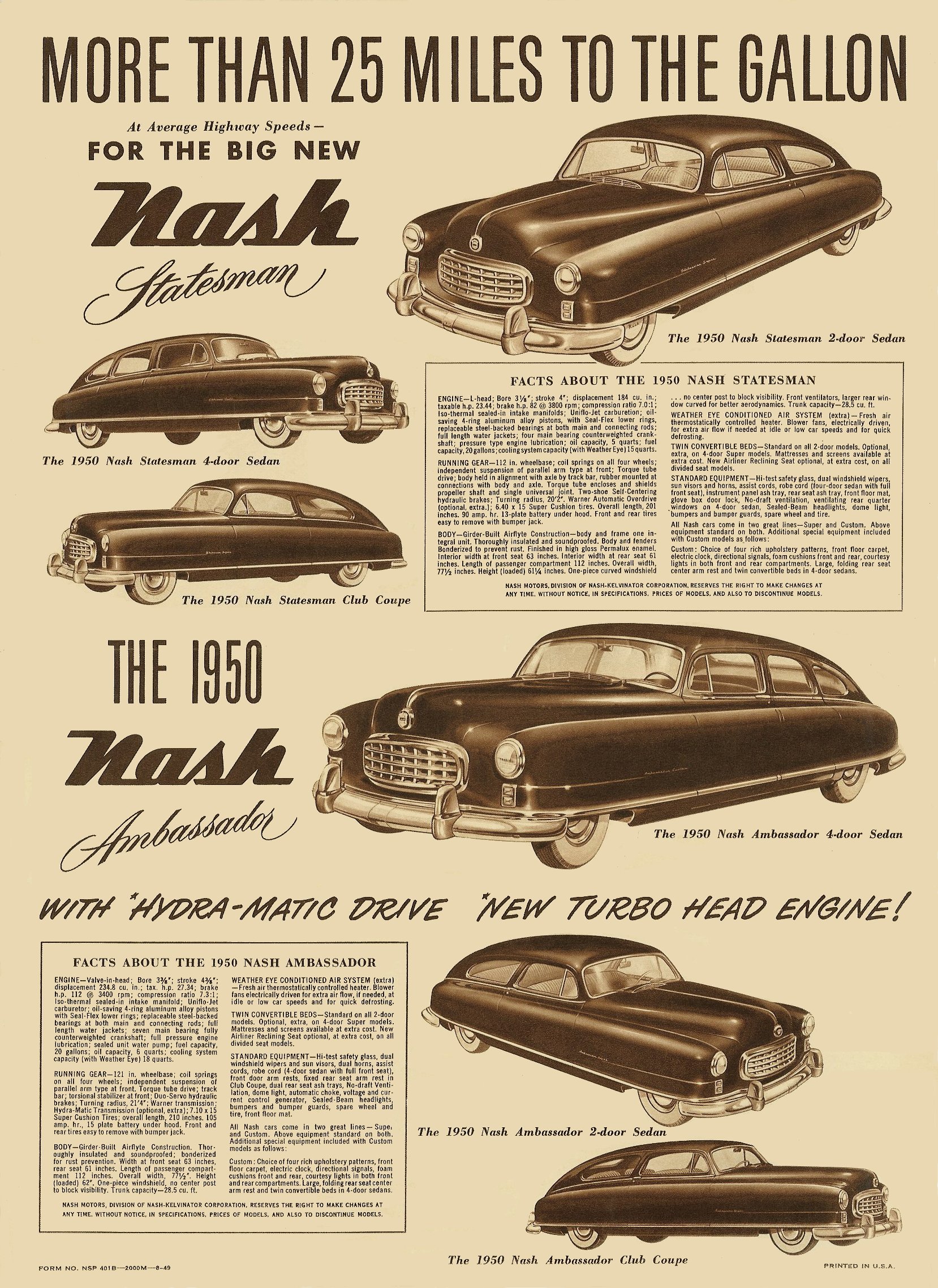 1950 Nash Airflyte Foldout Page 3